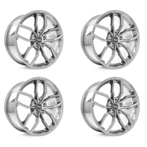 Racingline R360 8.5J X 20inch Alloy Wheel Set - Gloss Bright Silver