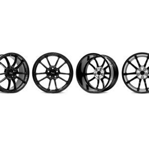 RacingLine Cup Edition EVO 8.5J x 18 Inch Alloy Wheel Set - Gloss Black